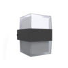 InLight Louise LED 8W 3000K Outdoor Wall Lamp Anthracite D:10,5cmx13,3cm (80203341)