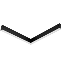 ΜΑΥΡΟ ΜΑΤ ΜΑΓΝΗΤΙΚΟ ΦΩΤΙΣΤΙΚΟ 90° ΓΩΝΙΑ 48V DC 20W 3000K 1600LM 110° OSRAM RA90 L322*307MM ACA – LUCCA902030B