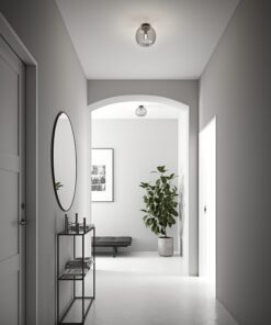 Nordlux Alton 27,5 Φωτιστικό Οροφής Μαύρο E27 Γυάλινο/Μεταλλικό – 2010506047