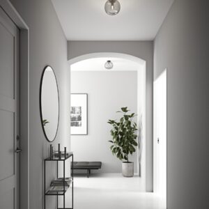 Nordlux Alton 27,5 Φωτιστικό Οροφής Μαύρο E27  Γυάλινο/Μεταλλικό –  2010506047