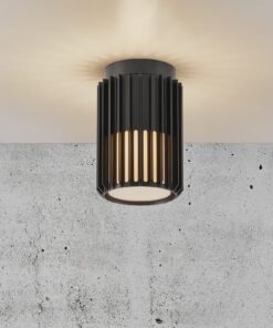 Nordlux Aludra Φωτιστικό Οροφής Μαύρο IP54 E27 Αλουμίνιο/Πλαστικό – 2118006003