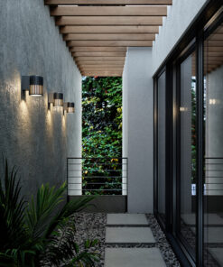 Nordlux Aludra Φωτιστικό Τοίχου Μαύρο E27 Αλουμίνιο/Πλαστικό – 2118011003