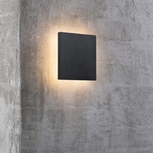 Nordlux Artego Square Φωτιστικό Τοίχου Μαύρο IP44 LED 7.2W 3000K –  46951003