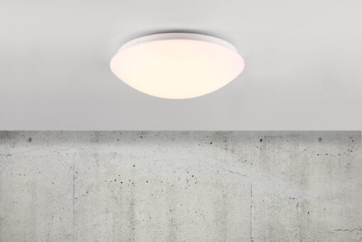Nordlux Ask 28 Φωτιστικό Οροφής Λευκό IP44 LED 12W 3000K –  45356001