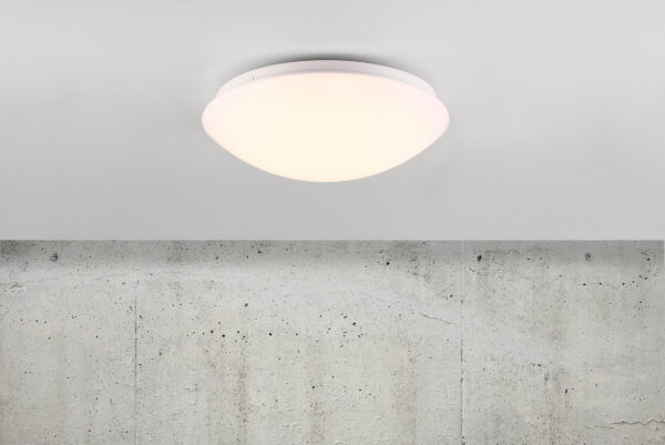 Nordlux Ask 28 Φωτιστικό Οροφής Λευκό IP44 LED 12W 3000K –  45356001
