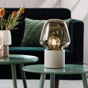 Nordlux Christina 20 Φωτιστικό Γραφείου Light Γκρι E27  Τσιμέντο/Γυάλινο –  48905011