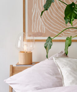 Nordlux Christina 20 Φωτιστικό Γραφείου Clear E27 Ξύλο/Γυάλινο – 48905014