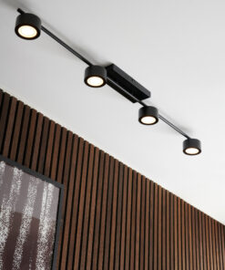 Nordlux Clyde 4 Σποτ Φωτιστικό Μαύρο LED 16W 2700K – 2213530103