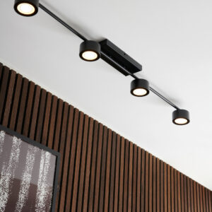 Nordlux Clyde 4  Σποτ Φωτιστικό  Μαύρο LED 16W 2700K –  2213530103
