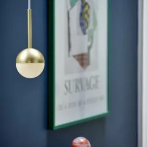 Nordlux Contina Κρεμαστό Ορείχαλκος G9 Γυάλινο/Μεταλλικό – 2113153035