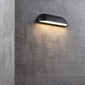 Nordlux Front 26 Φωτιστικό Τοίχου Μαύρο IP44 LED 9.8W 3000K –  84081003