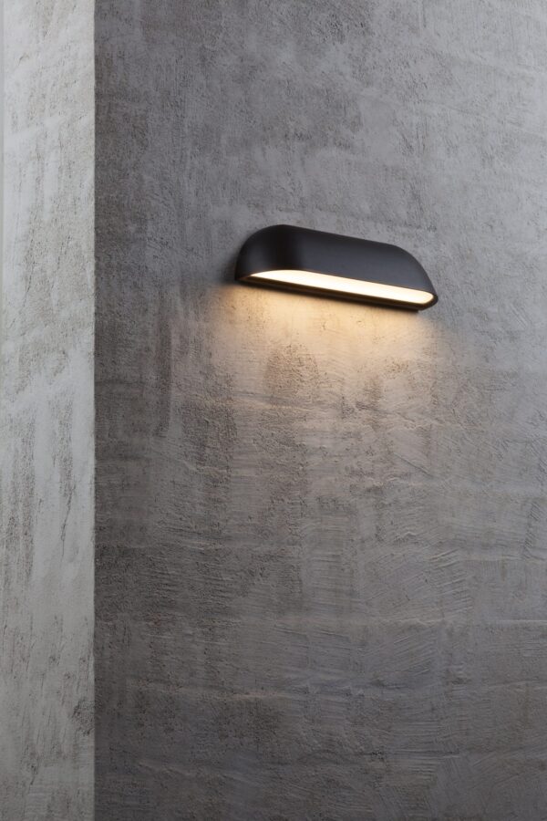 Nordlux Front 26 Φωτιστικό Τοίχου Μαύρο IP44 LED 9.8W 3000K –  84081003