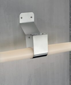 Nordlux Helva Double Φωτιστικό Τοίχου Brushed Νικελ IP44 LED 9.5W 3000K – 2015321055