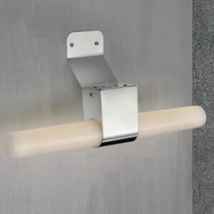 Nordlux Helva Double Φωτιστικό Τοίχου Brushed  Νικελ  IP44 LED 9.5W 3000K  –  2015321055
