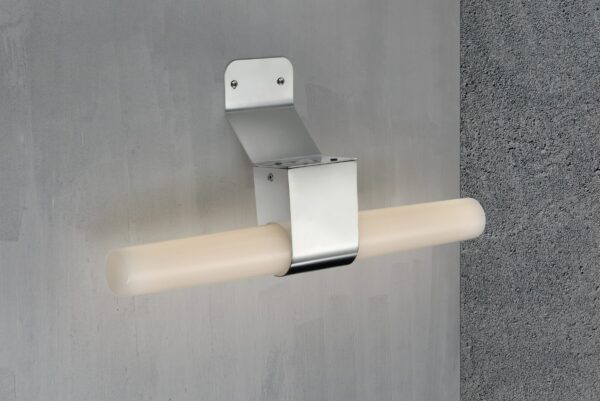 Nordlux Helva Double Φωτιστικό Τοίχου Brushed  Νικελ  IP44 LED 9.5W 3000K  –  2015321055