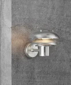 Nordlux Kurnos 20 Φωτιστικό Τοίχου Γαλβανιζέ E14 Μεταλλικό/Πλαστικό – 2118061031