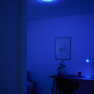 Nordlux Liva Smart  Color Φωτιστικό Οροφής  Μαύρο IP54 LED 21W 2700K Dimmable –  2110826103