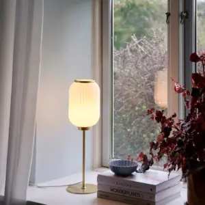 Nordlux Milford Φωτιστικό Γραφείου  Ορείχαλκος  E27  Γυάλινο/Μεταλλικό –  2213225001