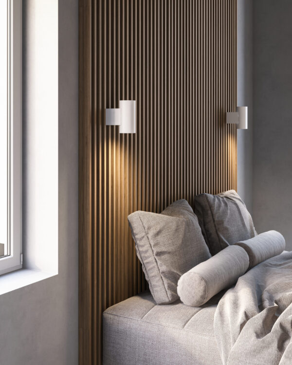 Nordlux Mona Φωτιστικό Τοίχου Λευκό LED 10W 2700K Dimmable –  2110561001