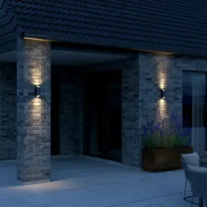 Nordlux Nico Round 22 Φωτιστικό Τοίχου Μαύρο GU10 Αλουμίνιο/Γυάλινο – 2218231003