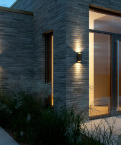 Nordlux Nico Square 22 Φωτιστικό Τοίχου Rusty IP54 GU10 Αλουμίνιο/Γυάλινο – 2218221009