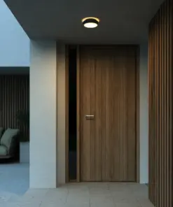 Nordlux Oliver Φωτιστικό Τοίχου Μαύρο LED 600lm Πλαστικό – 2218261003