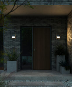 Nordlux Oliver Φωτιστικό Τοίχου Μαύρο IP54 LED 9W 2700K – 2218251003