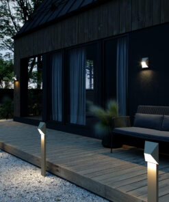 Nordlux Pontio 15 Φωτιστικό Τοίχου Άμμου IP54 GU10 Αλουμίνιο – 2218171008