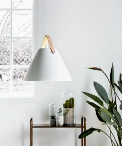 Κρεμαστό Φωτιστικό DFTP Strap 36 1xE27 Λευκού Χρώματος – 84343001