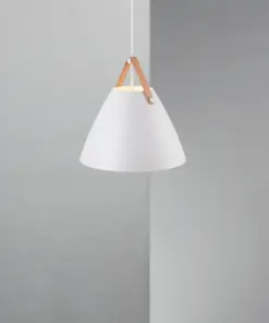 Κρεμαστό Φωτιστικό DFTP Strap 36 1xE27 Λευκού Χρώματος – 84343001