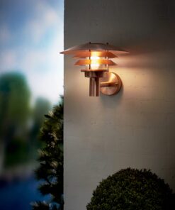 Επιτοίχιο Φωτιστικό Κήπου Nordlux Venø 1xE27 IP54 Χάλκινου Χρώματος – 10600625