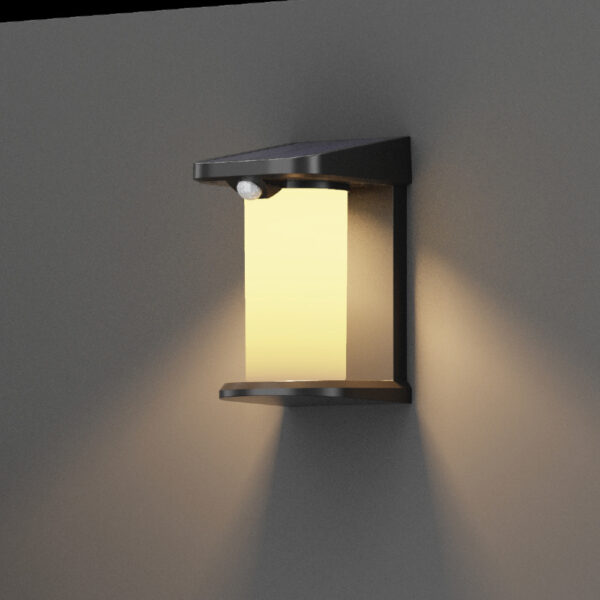 InLight  Επιτοίχιο φωτιστικό LED 1,5W 3000K/6000K Με Ηλιακό Panel (80204210S)