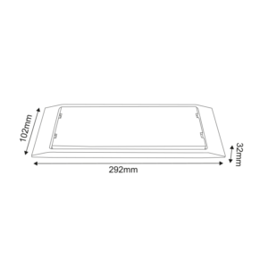 LED Φωτιστικό Ασφαλείας 4W ACA 300lm Αδιάβροχο IP65 Φυσικό 4000K – MAZOR440