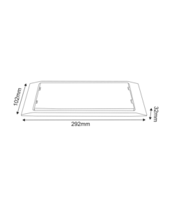 LED Φωτιστικό Ασφαλείας 4W 300LM 4000K 230V IP65 ACA – MAZOR440T