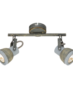 ACA DECOR – Επίτοιχο Φωτιστικό 2ΧGU10 Μεταλλικό Απόχρωση Σκουριά 26Χ8Χ18,5cm