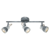 ACA DECOR   – Επίτοιχο Φωτιστικό 3ΧGU10 Μεταλλικό Απόχρωση Τσιμέντο 45Χ10Χ19cm