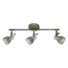 ACA DECOR   – Επίτοιχο Φωτιστικό 3ΧGU10 Μεταλλικό Απόχρωση Σκουριά 45Χ10Χ19cm