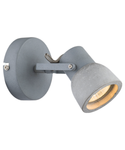 ACA DECOR – Επίτοιχο Φωτιστικό 1ΧGU10 Τσιμέντο + Μέταλλο Φ10ΧΗ16,5cm