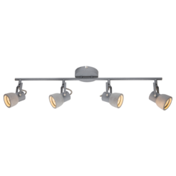 ACA DECOR – Επίτοιχο Φωτιστικό 4ΧGU10 Τσιμέντο + Μέταλλο 68,5Χ11ΧΗ18cm