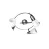 ΣΠΟΤ 3xE14 ΓΥΑΛΙ ΝΙΚΕΛ ΜΑΤ KAMET ACA DECOR – MC542NM3E