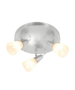 ΣΠΟΤ 3xE14 ΡΟΖΕΤΑ ΓΥΑΛΙ ΝΙΚΕΛ ΜΑΤ KAMET ACA DECOR – MC542NM3R