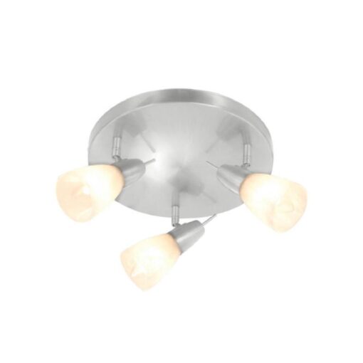 ΣΠΟΤ 3xE14 ΡΟΖΕΤΑ ΓΥΑΛΙ ΝΙΚΕΛ ΜΑΤ KAMET ACA DECOR – MC542NM3R