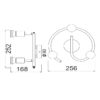 Σποτ III Ροζέτα Μαύρο ΜΑΤ 3 Χ GU10 ACA DECOR  – MC634BK3G