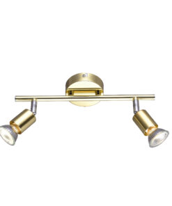 Σποτ 2ΧGU10 Μεταλλικό Γυαλιστό Χρυσό ACA DECOR – MC634PB2
