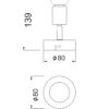 Φωτιστικό Σποτ Ασημί 1xGU10 ACA DECOR – MC634SL1