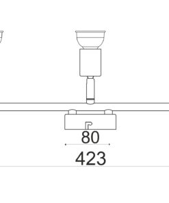 Φωτιστικό Σποτ Ράγα Ασημί 3xGU10 ACA DECOR – MC634SL3