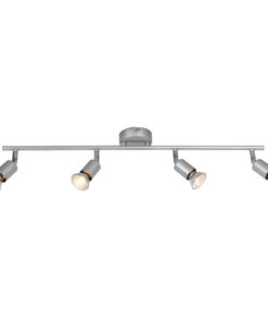 Φωτιστικό Σποτ Ράγα Ασημί 4xGU10 ACA DECOR – MC634SL4