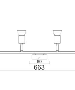 Φωτιστικό Σποτ Ράγα Ασημί 4xGU10 ACA DECOR – MC634SL4