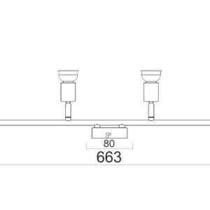 Φωτιστικό Σποτ Ράγα Ασημί 4xGU10 ACA DECOR – MC634SL4