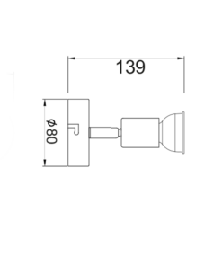 ΣΠΟΤ Ι ΛΕΥΚΟ ΜΑΤ 1 Χ GU10 TRINITY ACA – MC634WH1